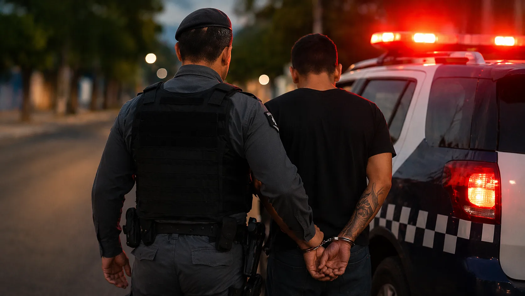 Foragido da Justiça é preso pela Polícia Militar em Guarantã do Norte